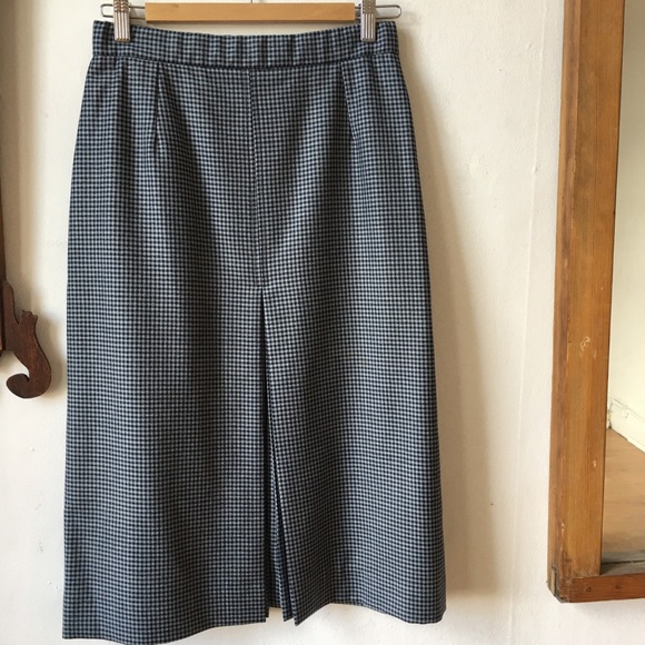 1960s Handmade Wool Skirt - Picture 3 of 3